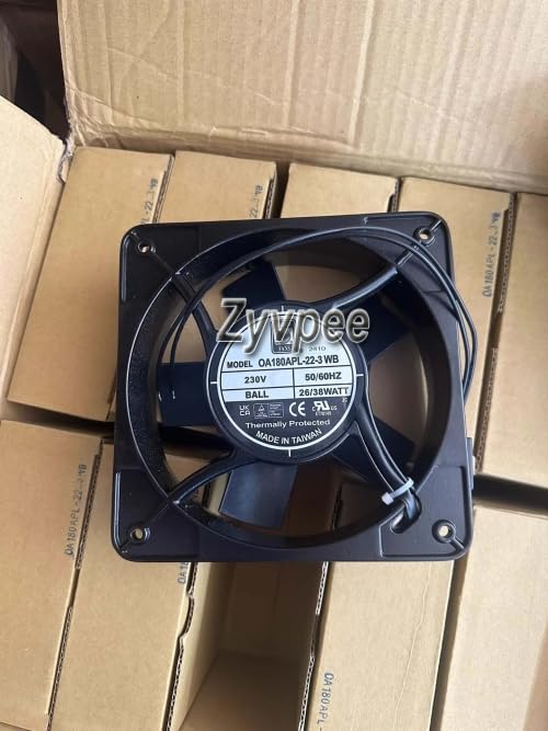 Ventilador CA de 2 cables OA180APL-22-3 WB de 18 cm 230V para extractor axial 2