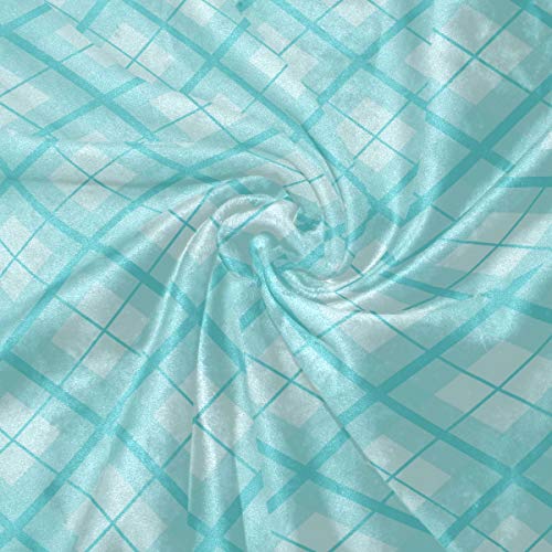 Top Carpenter Baby Kids Cozy Warm Throw Thermal Soft Bed Blanket 50X60 In Lake Blue Tartan Flannel Fleece Blanket #TOP3