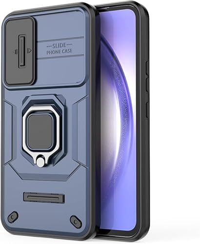 Vista 45 de Compatible con carcasa de soporte Honor 90 5G, con cubierta deslizante para lente de cámara compatible con funda Honor 90 5G REA-AN00 REA-NX9