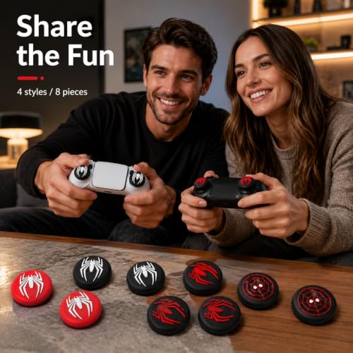 Image of 8Pcs Controller Thumb Grip, Controller Thumb Grips, PS5 Joystick Thumb Grip, for Thumb Grip Caps Compatible
