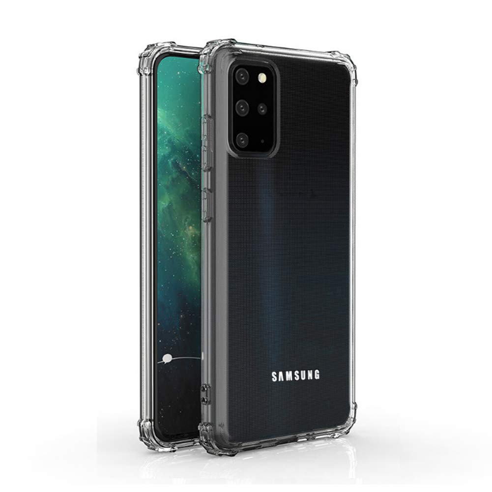 Connect Clear Phone Case Designed for Samsung Galaxy S20 Plus Case Slim Case|Slim-Shock Proof-Shock Absorbing-Scratch Resistant-Drop Protective case|Soft-Flexible TPU Frame for S20 Plus Clear Case