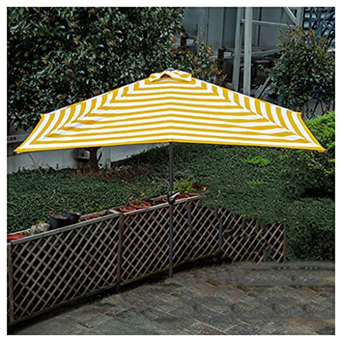 Parasol cuadrado CLSDRZC de 250cm con acabado a rayas y alta protección solar