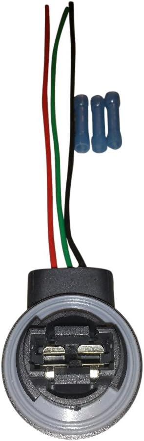 Muzzys 3157/4157 Wire Harness Pigtail Socket for LED and Standard Bulbs Turn Signal, Brake Light, DRL, Daytime Running Lights, Backup, Reverse Lights