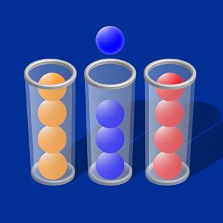 Golden Bubble Ball Sort Color Puzzle brain Teaser : Sort It - NO ADS