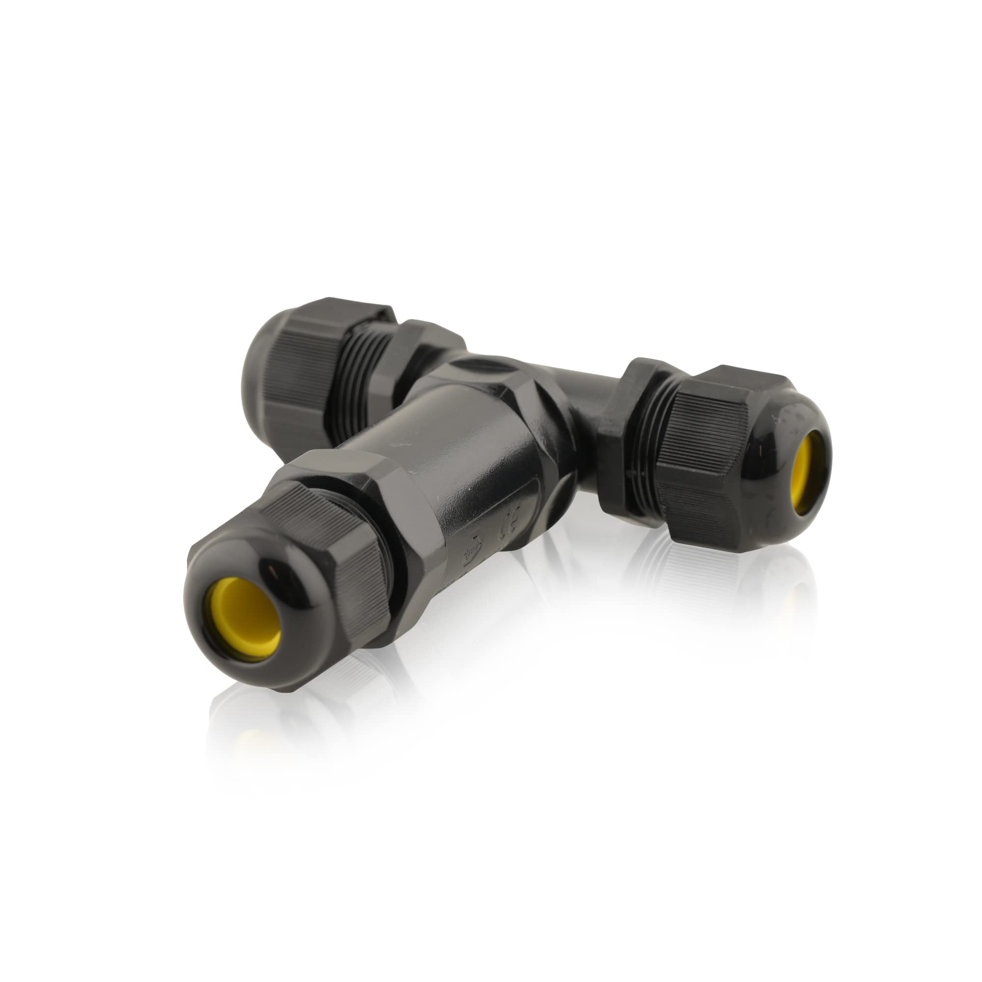 5 Polig Kabelverbinder Verbindungsmuffe Wasserdicht IP68 24A 450V Verbindungsbox Erdkabel Muffe Kabelverbindung 5 Polig Kabelsteckverbinder für Erdkabel 4-14mm,2 Stück