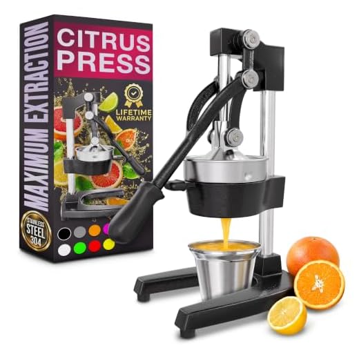 Heavy-Duty Cast Iron Manual Citrus Juicer