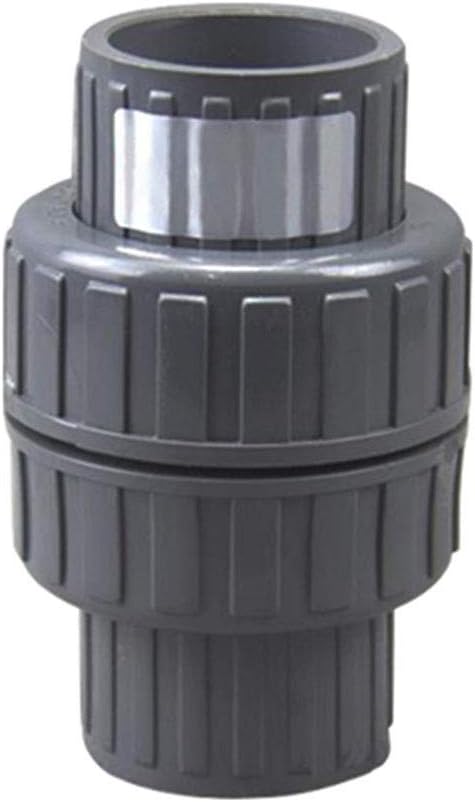 lever ball valves,ball valve,PVC One Way Non Return Check Valve,32-63mm UPVC Pipe Fitting for Garden Irrigation Aquarium Fish Tank Aaapter,1pcs (Size:Inner Dia.40mm) (Size : Inner Dia.63mm ( Color : I