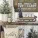 HOMirable Christmas Countdown Blocks Santa Sleigh Advent Calendar 99 Days Christmas Tree Decorations Wooden Farmhouse Rustic Sign Xmas Party Holiday Décor for Home Living Room, Mantel, Tiered Tray