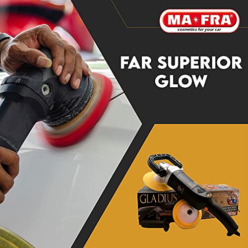 Image of MAFRA Gladius R 56, Rotary Polisher, Plastic & Cast Iron Car Polish Machine for Teflon Coating, Electric Car Polisher Machine, Exterior Car Cleaning Products, 2.2kg