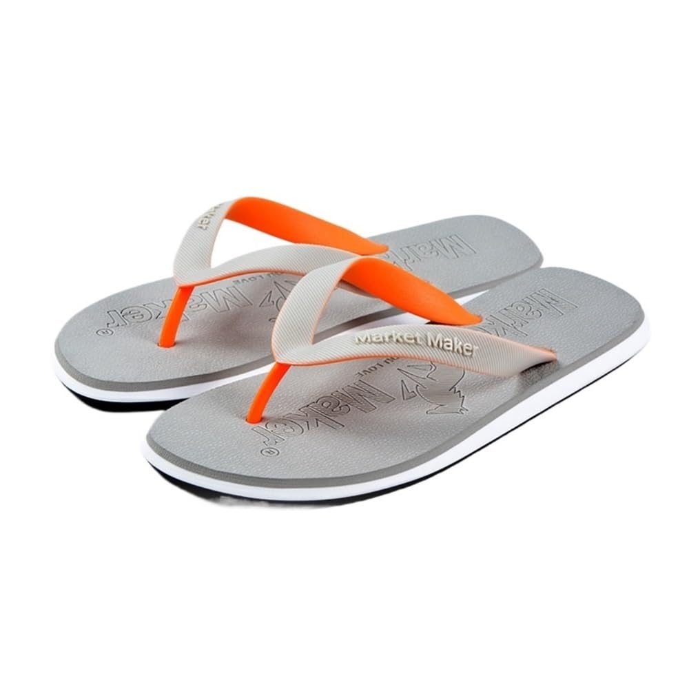Chaussures de douche hommes et tongs d'été en EVA souples gris 42