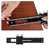 JINYEEZY Precision Pocket Ruler Woodworking Machinist Engineer Ruler Construction Rulers Inch Ruler...