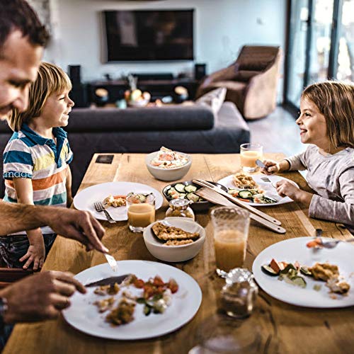 image for Dinnerware Set Danmers 12-piece Opal Dishes Sets, Plates, Bowls, Servi