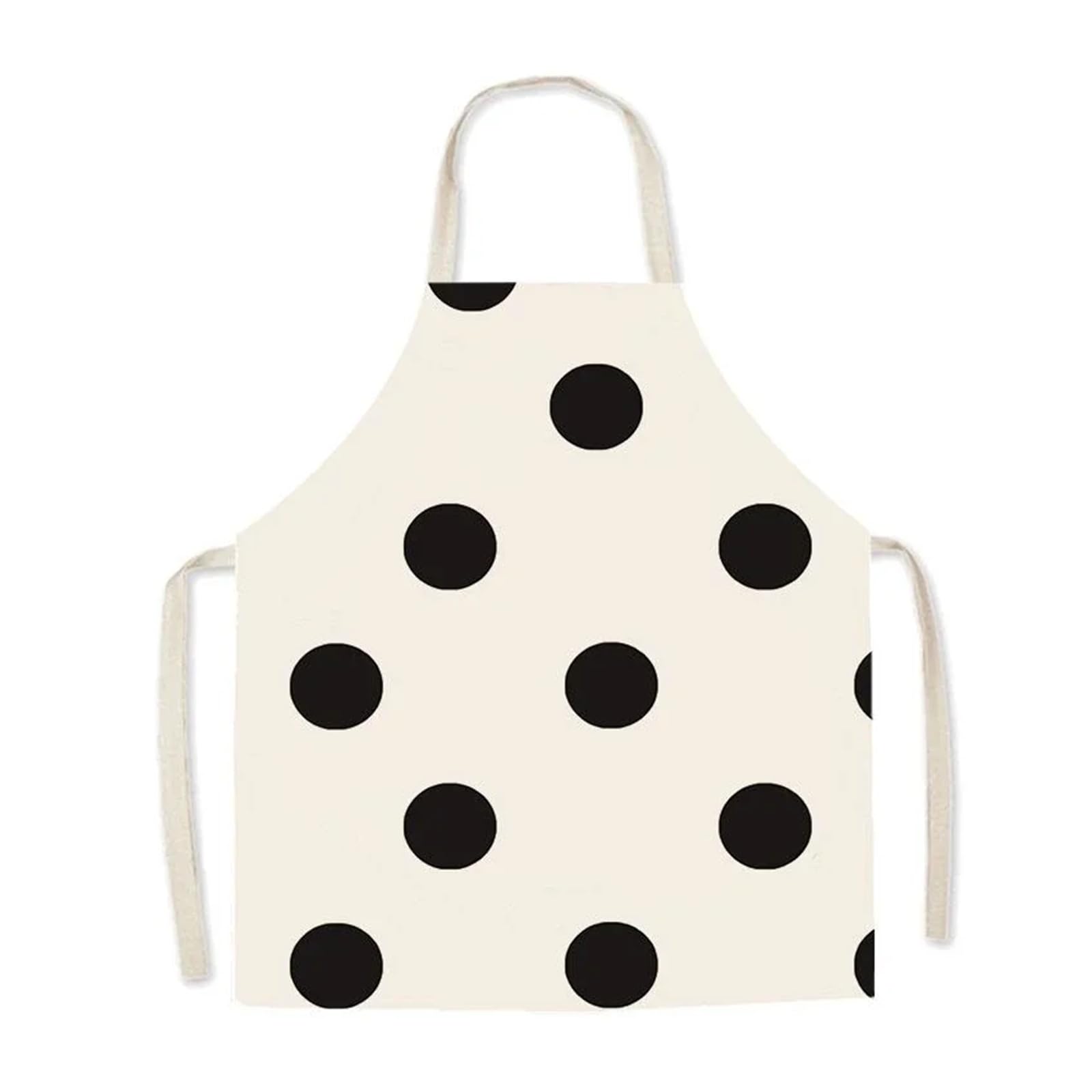 Delantal de cocina cintura alta, estilo retro estudio