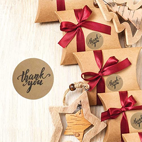 1.5 Inch Kraft Thank You Stickers, 500Ps Sealing Stickers Thank You Label Tags For Small Business, Gifts, Weddings, Giveaways, Bridal Showers, Party, Boutiques And Envelope #TOP5