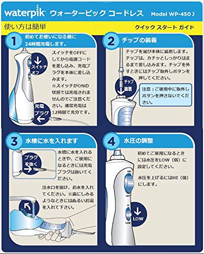 Waterpik WP450 Setup Guide