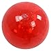 16-Inch Deflated Size Translucent Red Beach Ball - Inflatable to 12-Inches Diameter