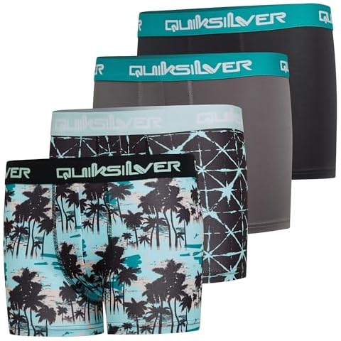 Quiksilver Boys 4 Pack Boxer Briefs Cover