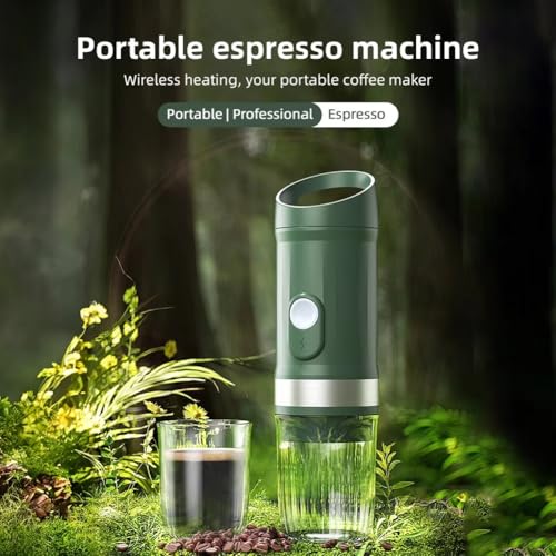 Cafetière espresso électrique portable compacte résolvant le manque d'eau chaude