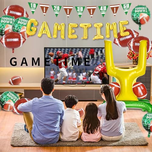 Football Party Supplies Kit - Tailgate Celebrations & Decorations, Goal Post Balloon Set For Football Birthday, Making It A Must-Have For All Your Football Party Decorations (Single) - Image 3