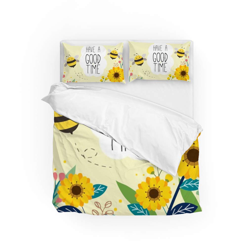 Parure de lit microfibre légère et douce contre la transpiration