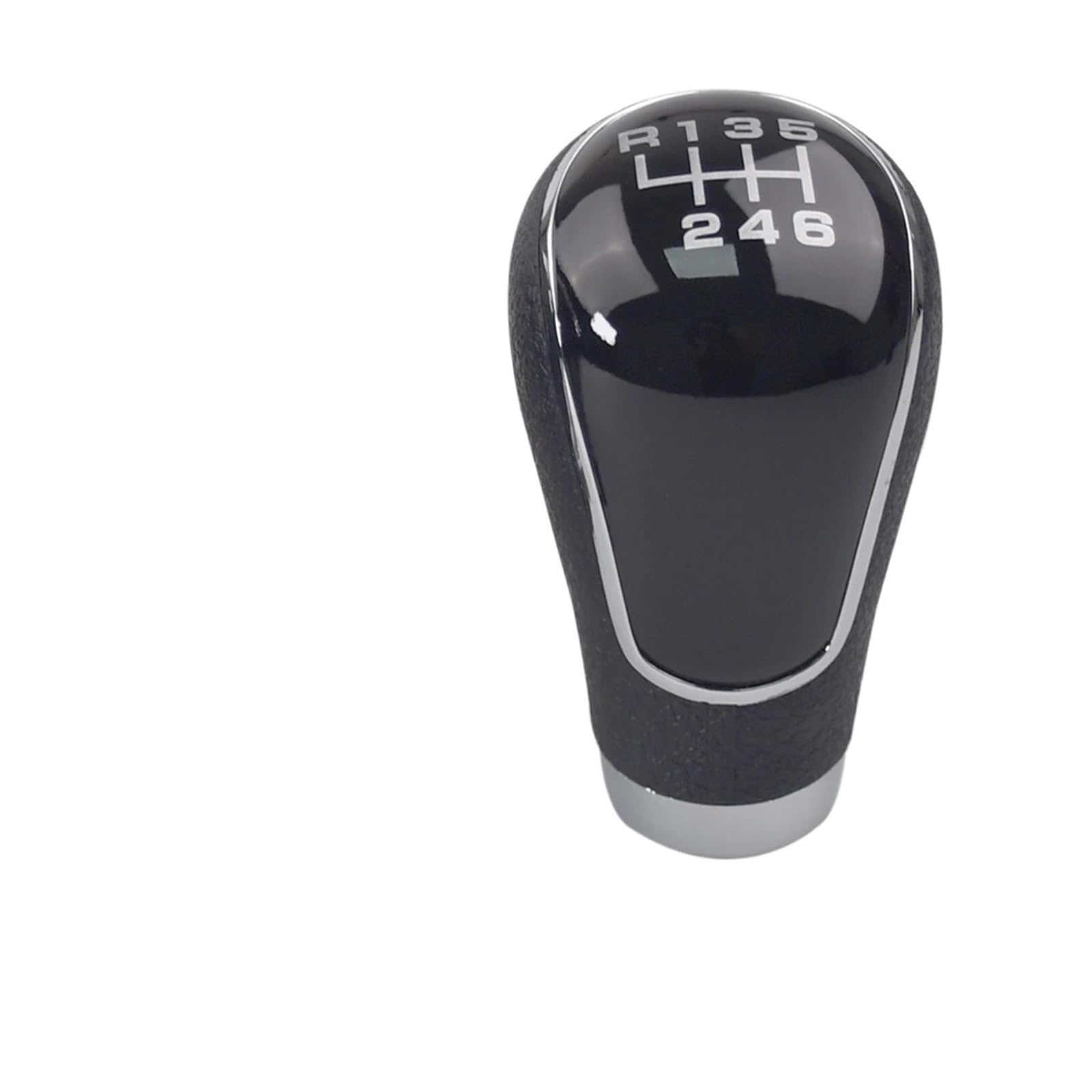 Qmtvfsrh 6-Speed Black Car Gear Shift Knob Abs 5/6-Speed Gear Shift Knob For Mazda For 2/3/323/6/3 Bk 2004-2012 Manual Transmission(6-Speed Black)