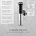 CASO SV400 Sous Vide Stick, Testsieger Haus & Garten Test, Sous Vide Stab für Behälter bis 20l Volumen, Sous Vide Garer, 25-90°C in 0,5°C Schritten, IPX7, platzsparendes Design