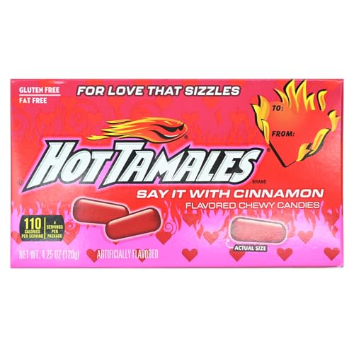Hot Tamales Valentines Box 4.25oz miniatura 1