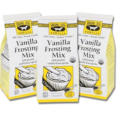 Singing Dog Vanilla Organic Frosting Mix Cover