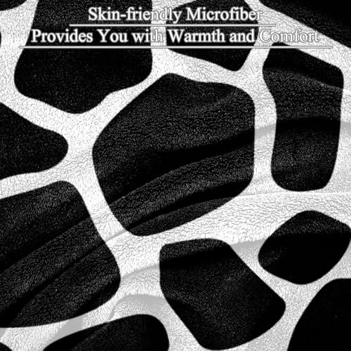Couverture microfibre vache pour des soirées cocooning sur le canapé