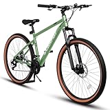 Majnesvon 24 Inch Mountain Bike, 21-Speed for Men Women Adult, City Mountain Bikes...