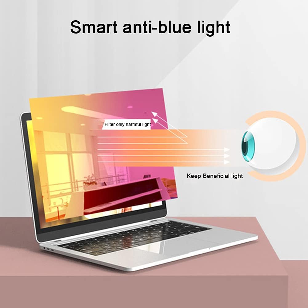 WSHA Anti Blue Light Laptop Privacy Screen Filter/Anti Glare Film Screens Protector for 12-17.3inch Notebook Computer Protect Eyes,12.5inch(277x156mm) 16:9