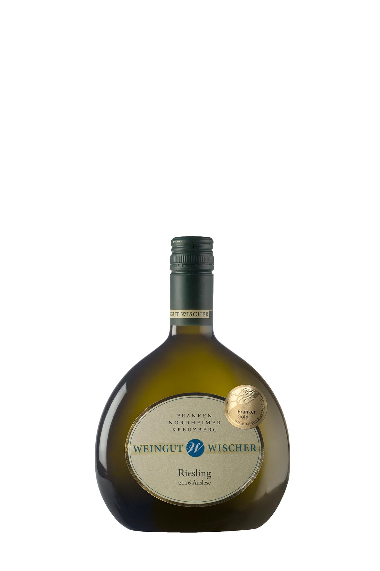 WEIN WISCHER Weißwein Riesling edelsüß Auslese [1 x 1,5 l] Nordheimer Kreuzberg Weingut Wischer - Gutsabfüllung Frankenwein jetzt genießen!