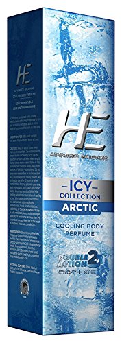 Image of HE ICY Collection ARCTIC Cooling Body Perfume 122ml Pack of 2