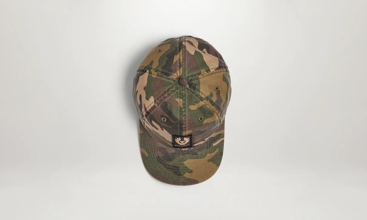 Belstaff Phoenix Logo Cap (Camo), Camouflage, One size