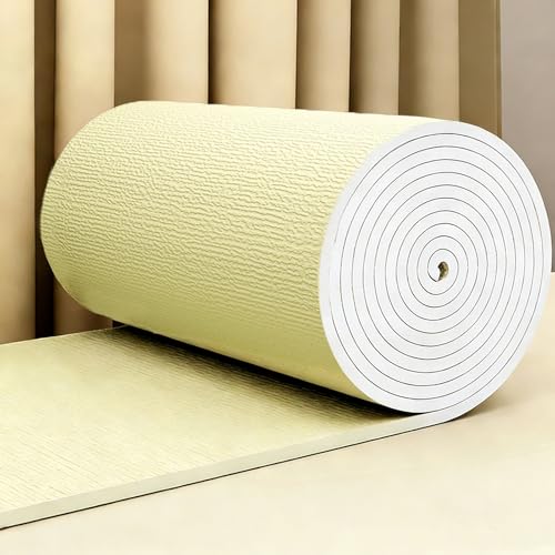 Papier peint autocollant isolant 5mm pour masquer un mur abîmé - 2