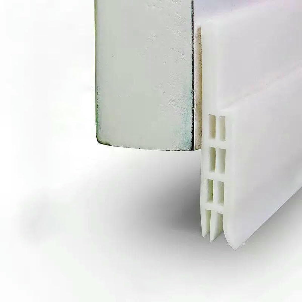1Pc 1 Meter Door Bottom Sealing Strip Self-Adhesive Aoors and,Sound Insulation, Windproof, Porous Sealing Strip-Transparent 5pcs
