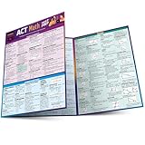 ACT Math Test Prep: a QuickStudy Laminated Reference Guide