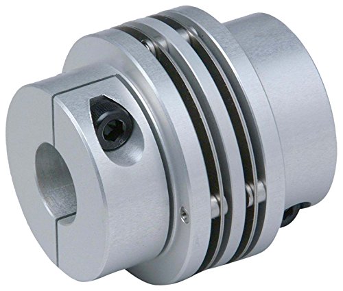 Lovejoy 77188 Size MDSD-32C Mini Disc Clamp Style Coupling, Single Disc, Complete Coupling, 0.125" Bore A, 0.125" Bore B, 1.26" OD, 1.26" Length, 4800 rpm Max Rotational Speed, 18 in-lbs Nominal Torque #1