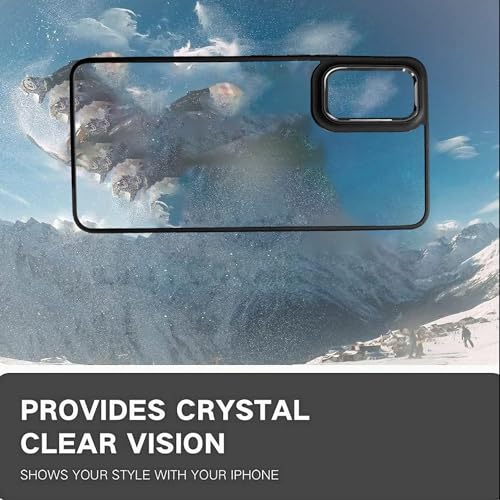 Image of A rtistque Ultra Hybrid Clear Back Cover Case for Samsung Galaxy S20 FE | Drop Protection | Transparent | Smooth TPU Sides - Black
