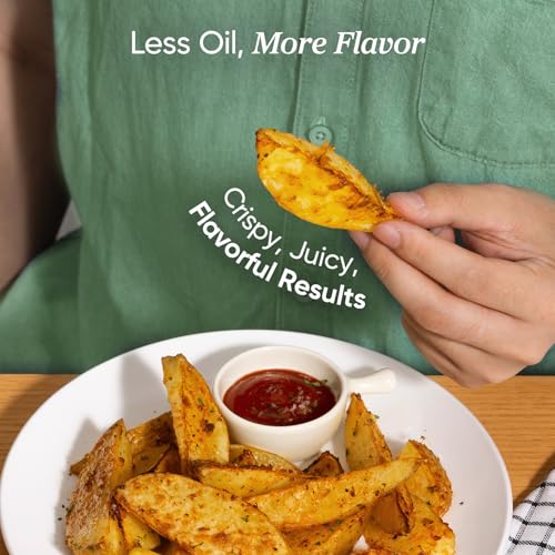 COSORI Dual Air Fryer, 8.5L Family Size, 8-In-1, Air Fry, Roast, Bake, Reheat, Dehydrate, Grill, Sync Cook & Finish, Fast and Energy Save, Healthy 50+ Online Recipes, 5 Accessories, Non-Stick - Image 4