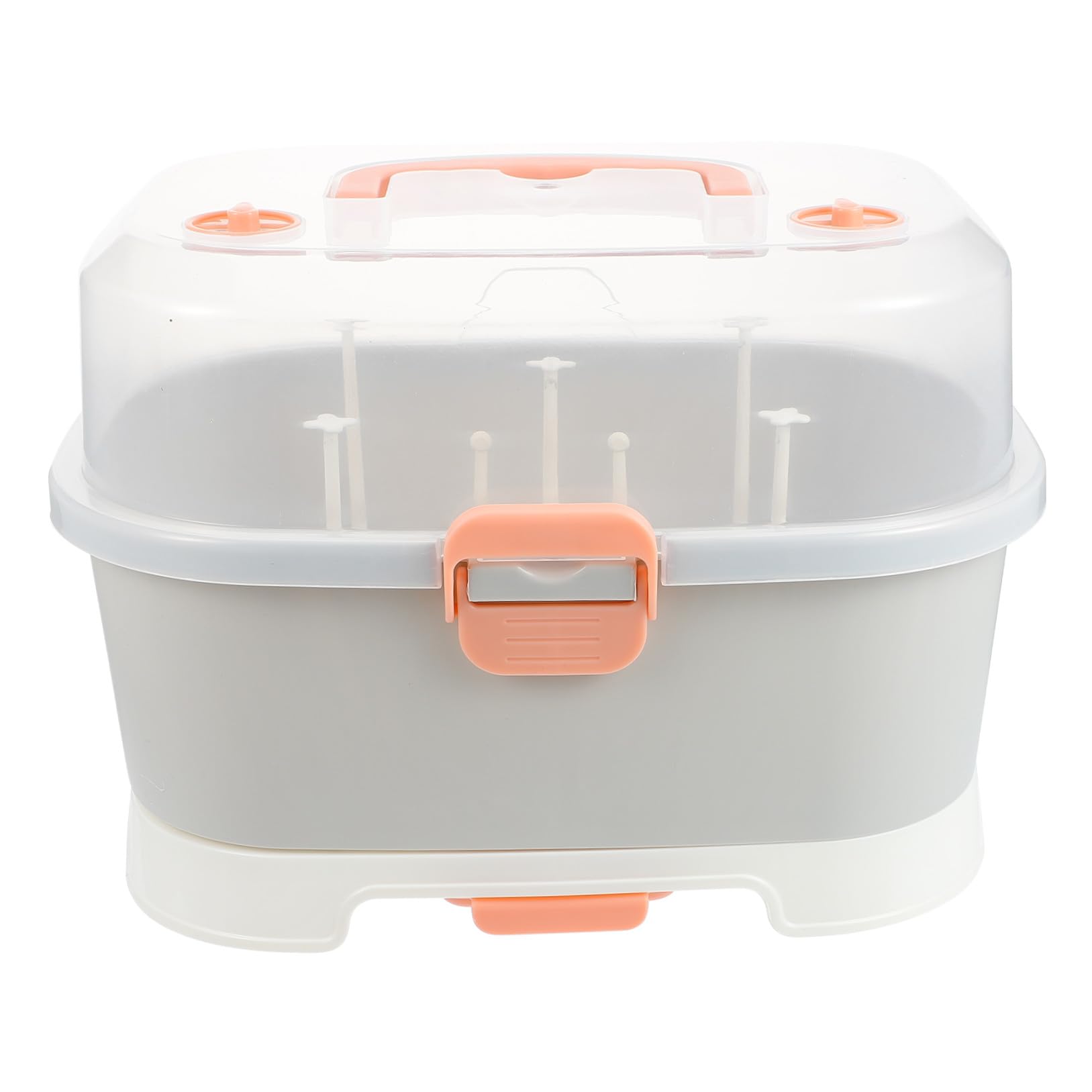 Tragbare Aufbewahrungsbox für Babymilchflaschen, Pp, Groß | Babyschale für Reisen und Outdoor, Leicht zu Reinigen, für Schnuller und Milchflasche