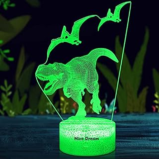 Nice Dream Eagle Night Light for Kids, 3D Illusion Night Lamp, 16 Colors Changing with Remote Control, Room Decor, Gifts for Children Boys Girls