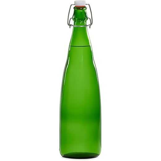 Silica Glass Bottle with Flip Cap 1 Litre