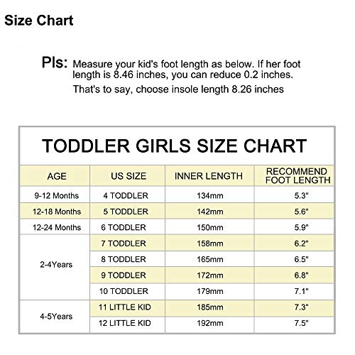Nerteo Toddler Girl Shoes Cute Sneakers For School Black 7 M Us Toddler/Littler Kid thumb #2