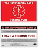 TSA Notification Card for Feeding Tube Travelers - Wallet Version Quantity (2)