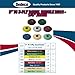 Dedeco Sunburst - 3” TC 3-PLY Radial Bristle Discs - 1/4” Arbor - Industrial Thermoplastic Rotary Cleaning and Polishing Tool, Standard 220 Grit (1 Pack)