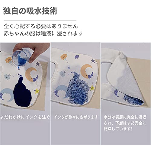 Gudodle Baby kinderziektes Bib-Bandana Drool slabbetjes, super absorberend en zacht voor kwijlen en tandjes jongens en… - Image 8