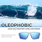 KastKing Osage Polarized Sport Sunglasses for Men and Women, Ideal for Driving Fishing Cycling Running, UV Protection - Image 3