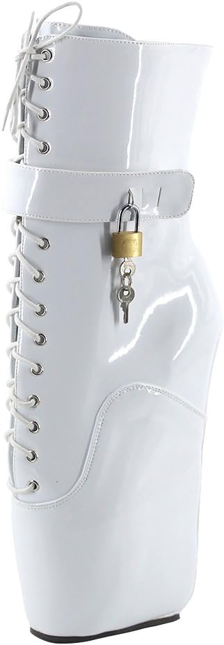 WONDERHEELWomen Padlocks Ballet Boots