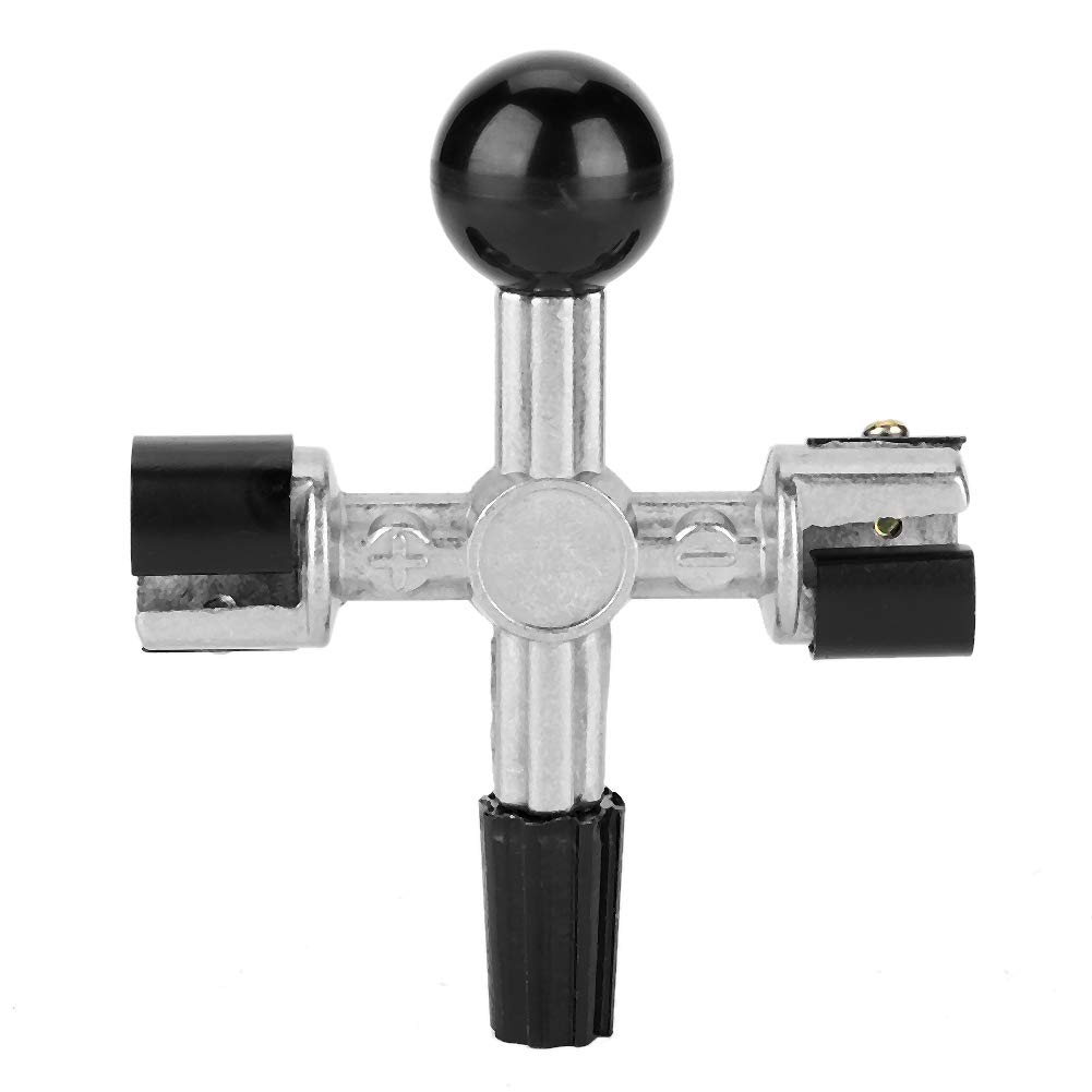 Clamp Ramer Quality Steel Convenient Black + Silver Automotive Accessory, Terminal Scraper Battery Terminal Cleaner, for Vehicle Battery